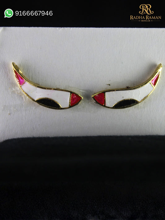 Laddu Gopal Netra 1.8 CM | Eyes Shringar for Thakur Ji – Radha Raman Shringar