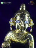 Tarunika Kundan Kundal | Radha Raman Shringar
