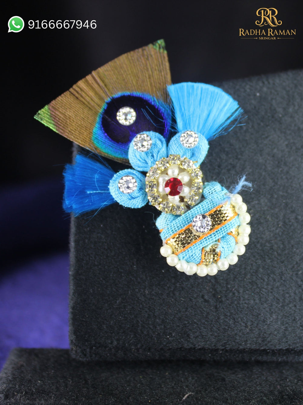 laddu gopal resham paag