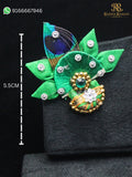 Peacock feather paag for Laddu Gopal