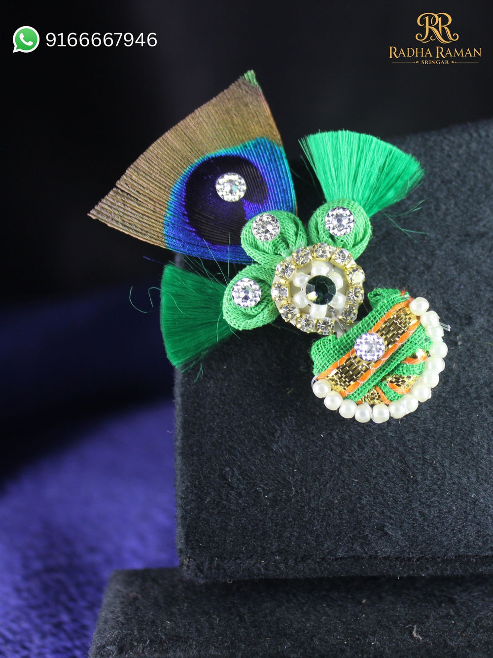 laddu gopal resham paag