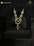 Waghnakh Pearl Mala – Triple Strand Haar for Thakurji (5 CM) | Traditional Shringar Jewellery