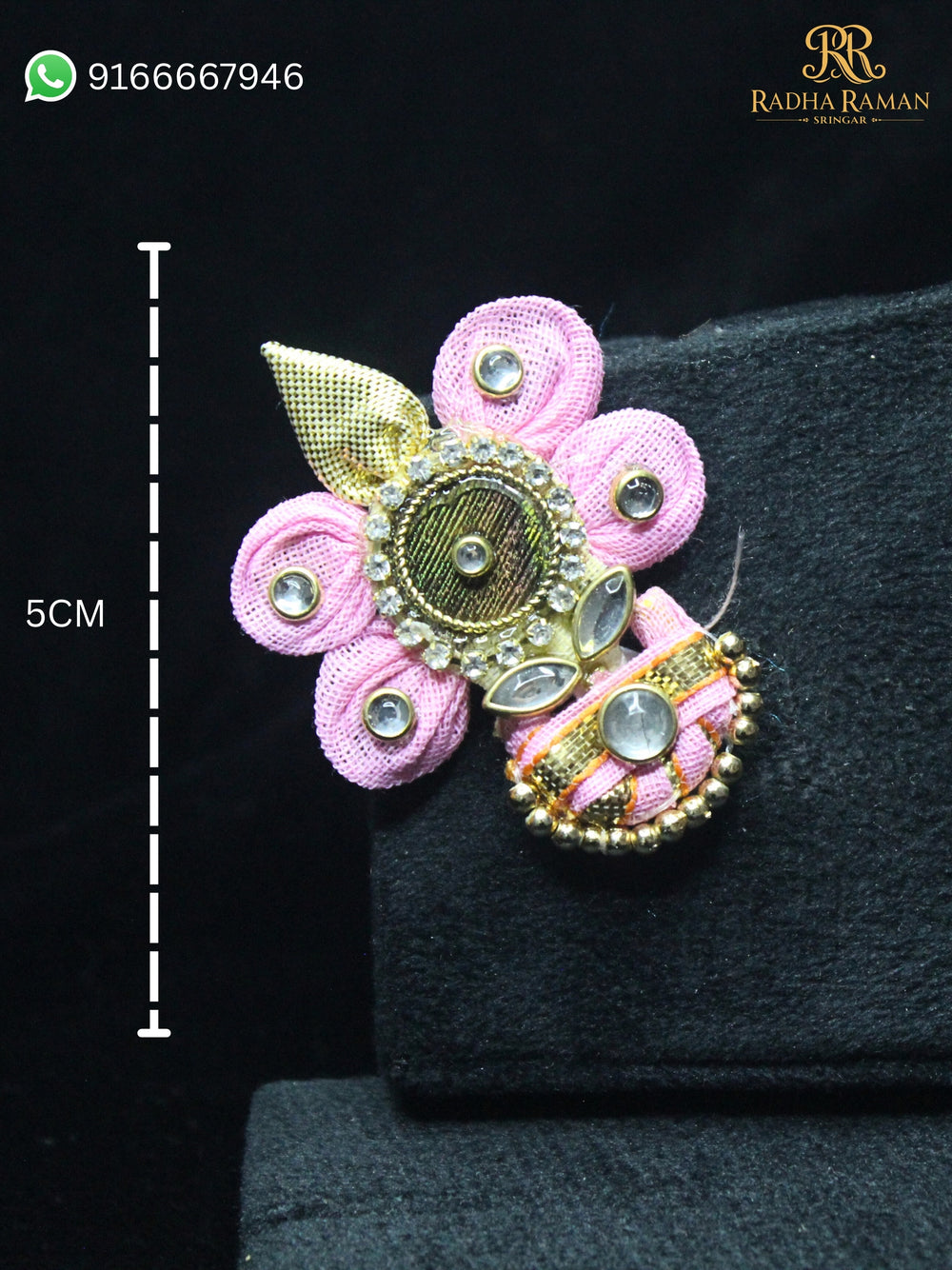Janmashtami special kundan mastak shringar