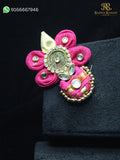Janmashtami special kundan mastak shringar
