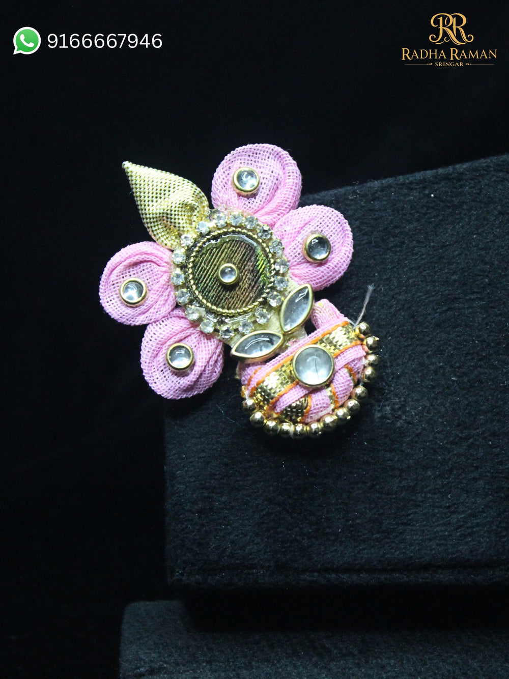 Janmashtami special kundan mastak shringar