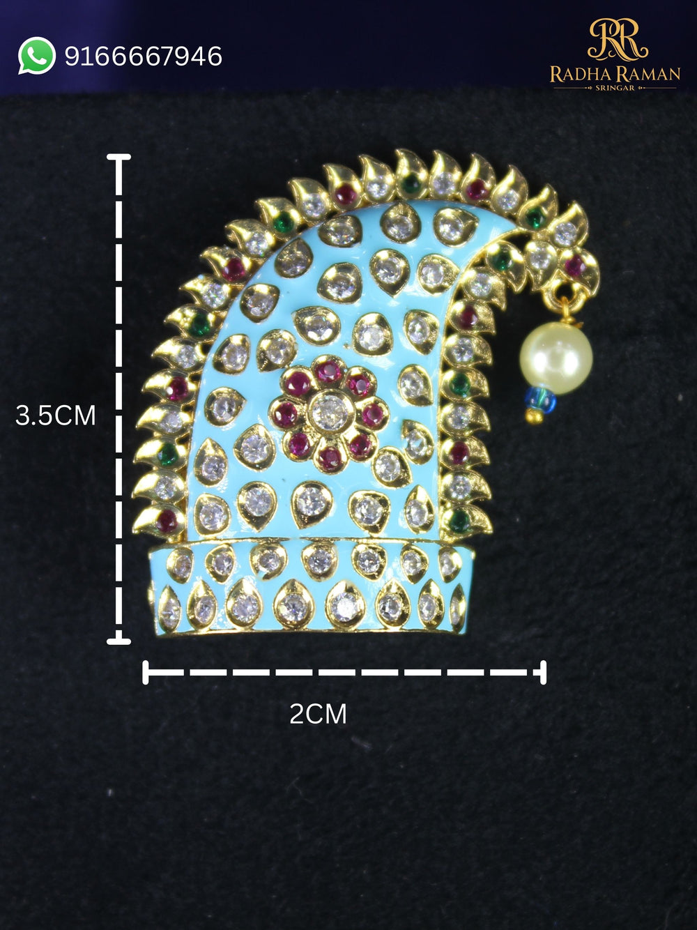 Laddu gopal tipara shringar