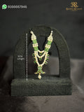Waghnakh Pearl Mala – Triple Strand Haar for Thakurji (5 CM) | Traditional Shringar Jewellery