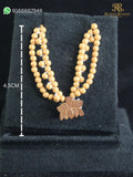 Vrinda Patra Chandan Mala for Laddu Gopal Ji |Chandan Mala with Leaf Design | Radha Raman Shringar ( Not Real Sandal wood )