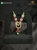 Waghnakh Pearl Mala – Triple Strand Haar for Thakurji (5 CM) | Traditional Shringar Jewellery