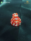 Mani Shri Hast Charan Shringar – Divine Crystal Ornament for Thakurji