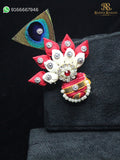 Kunj Kali Mor Paag | Laddu Gopal Mastak Shringar | Radha Raman Shringar