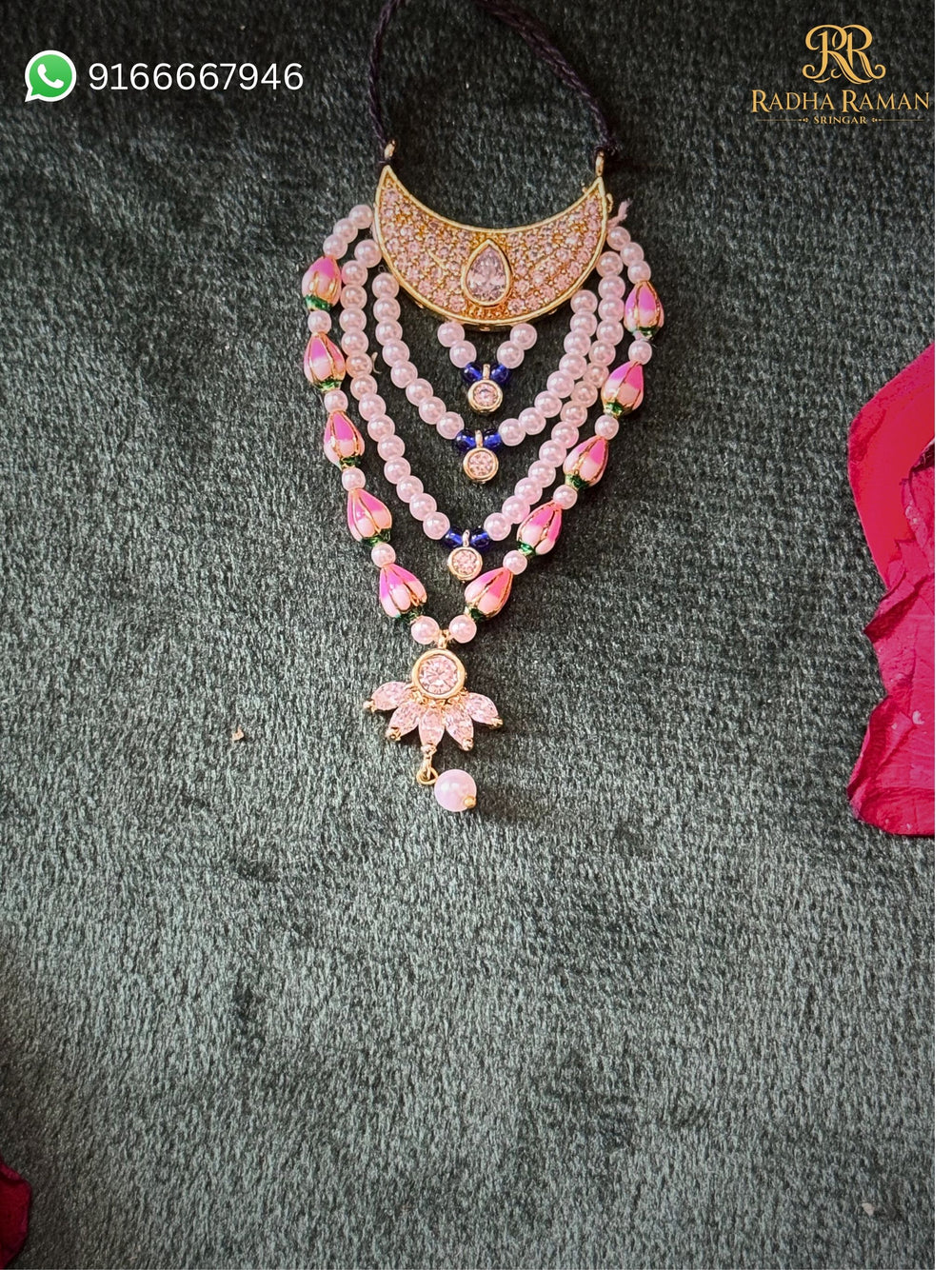 Lotus pearl haar shringar