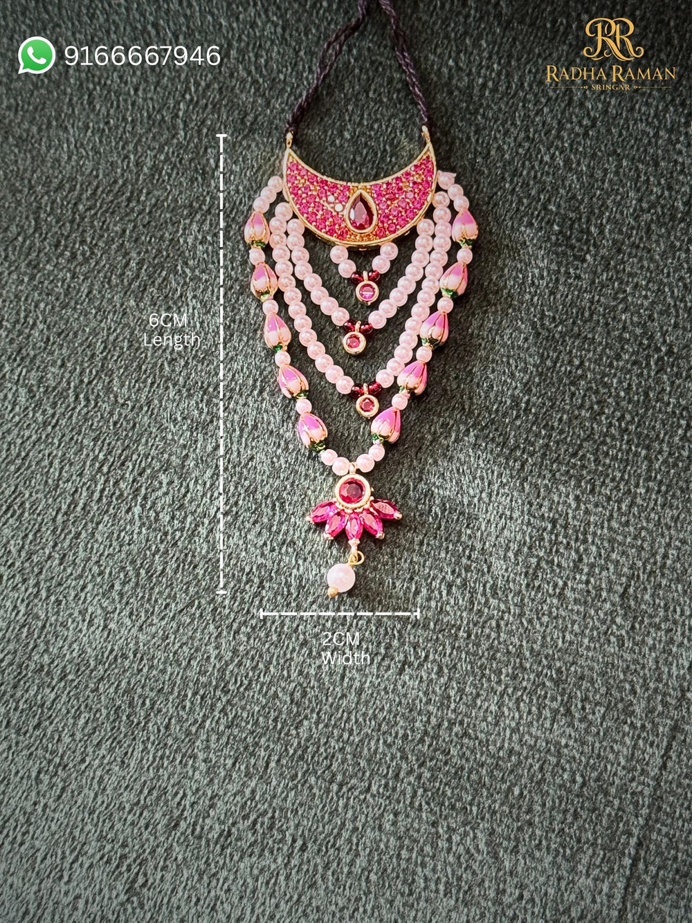 Lotus pearl haar shringar