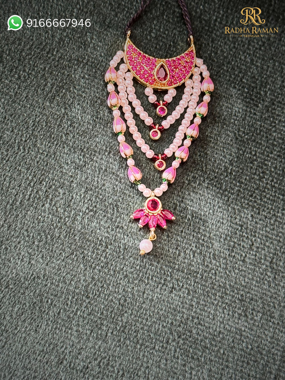 Lotus pearl haar shringar