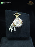 Mor Pankh Moti Paag – Elegant Pearl Mukut for Laddu Gopal
