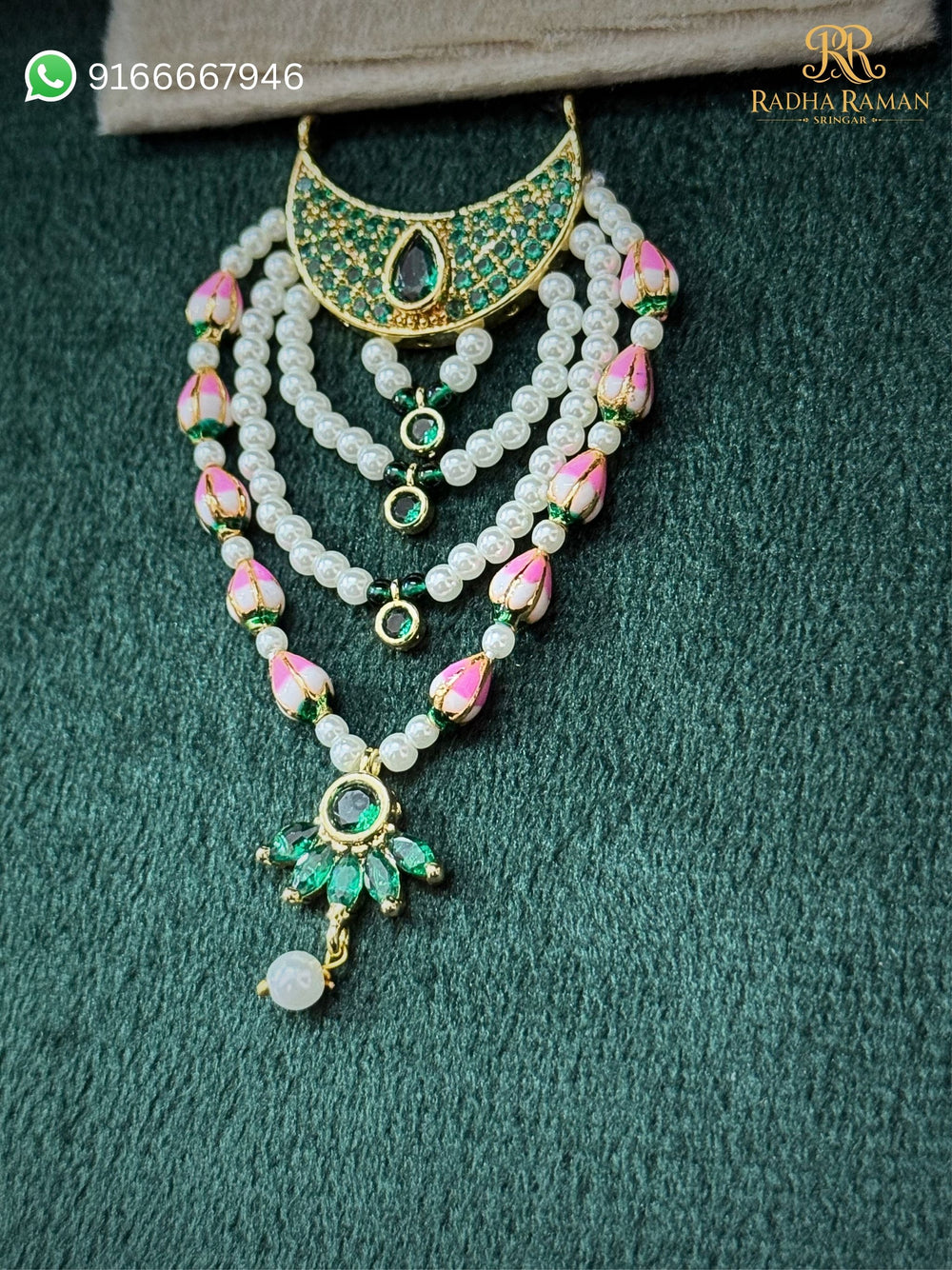 Lotus pearl haar shringar