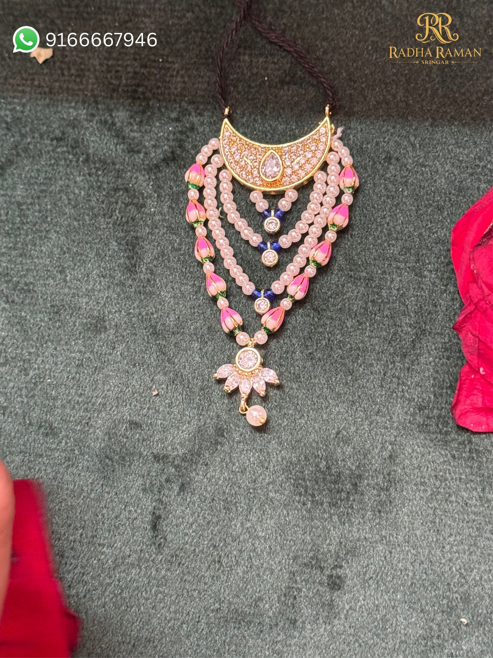 Lotus pearl haar shringar