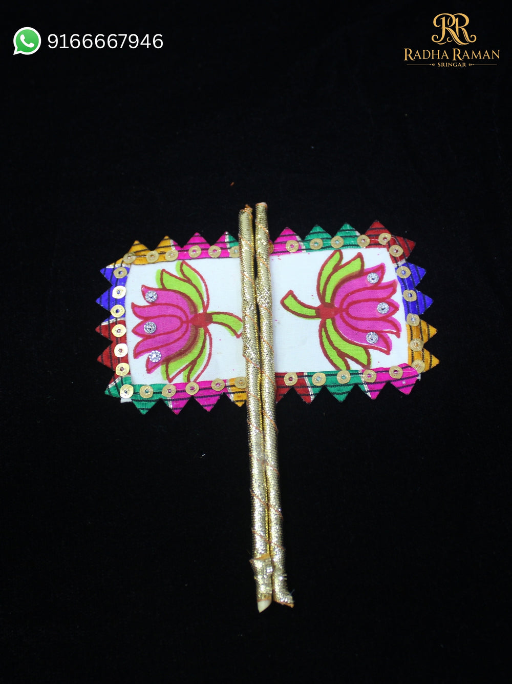Laddu gopal kamal pankha