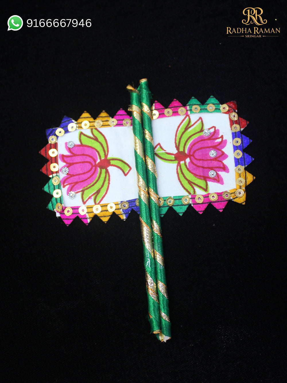 Laddu gopal kamal pankha