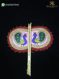 Laddu gopal mayur pankha