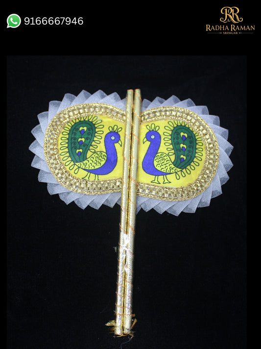 Laddu gopal mayur pankha