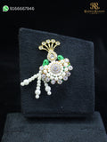 Mor Pankh Moti Paag – Elegant Pearl Mukut for Laddu Gopal