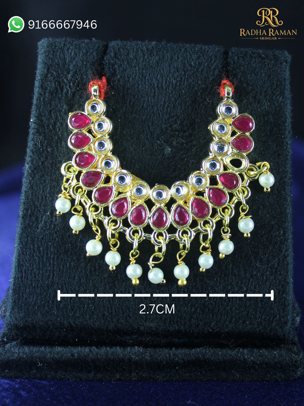 Radha Raman jhalar haar for daily shringar