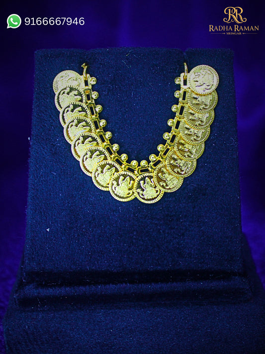 Ginny Coin Golden Mala for Laddu Gopal Janmashtami Special | Radha Raman Shringar
