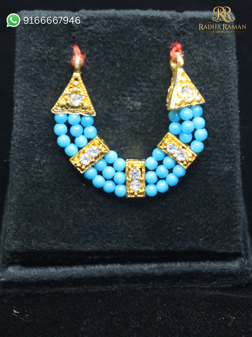 Vraj Moti Kanthi Mala for Laddu Gopal Ji