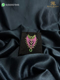 Raj Shringar Hasli Haar for Thakurji | Elegant Devotional Necklace (6.5 cm)