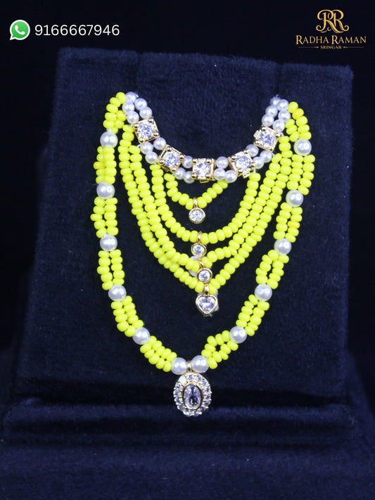 laddu gopal pearl multi layer haar