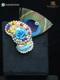 Laddu Gopal Peacock Feather Paag Shringar