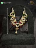 Brij Milma Shringar Haar for Thakurji (5 CM) | Kundan Pearl Traditional Haar