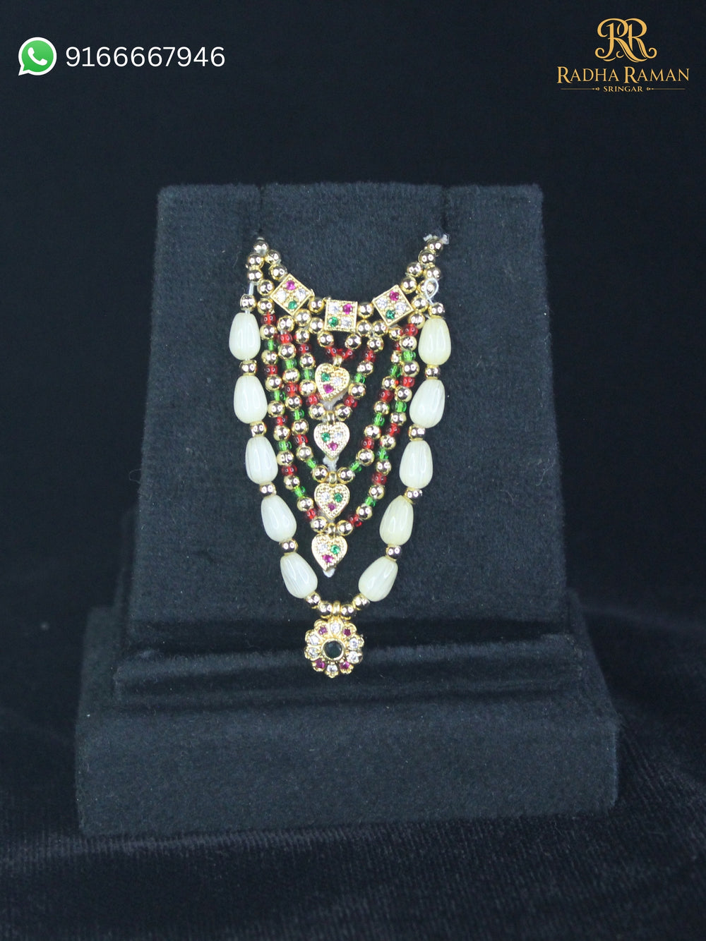 Laddu gopal golden ratna mala