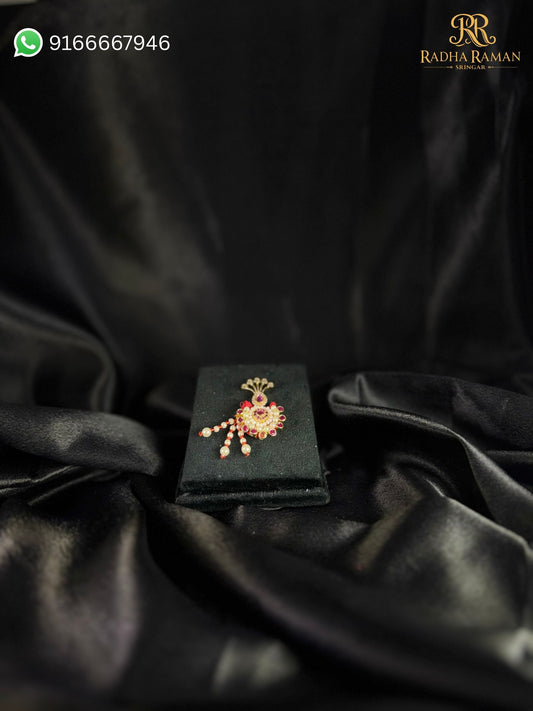 Mor Pankh Moti Paag – Elegant Pearl Mukut for Laddu Gopal