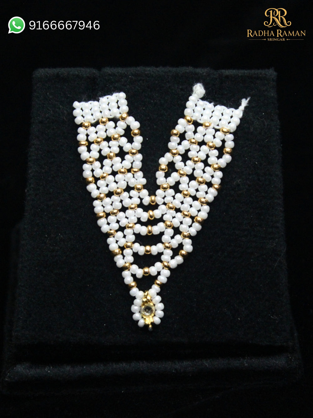 Laddu Gopal Pearl Mala Shringar Haar