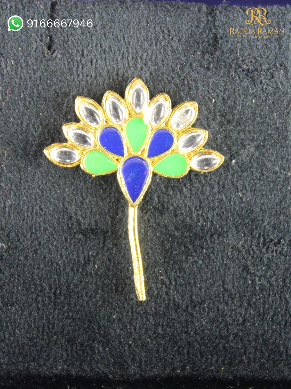 Kanha ji Meenakari kalgi
