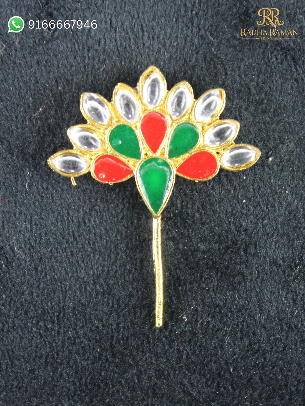 Kanha ji Meenakari kalgi