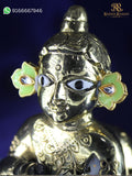 Pushp Mukha Meenakari Karnphool | Radha Raman Shringar
