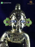 Pushp Mukha Meenakari Karnphool | Radha Raman Shringar