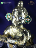 Pushp Mukha Meenakari Karnphool | Radha Raman Shringar