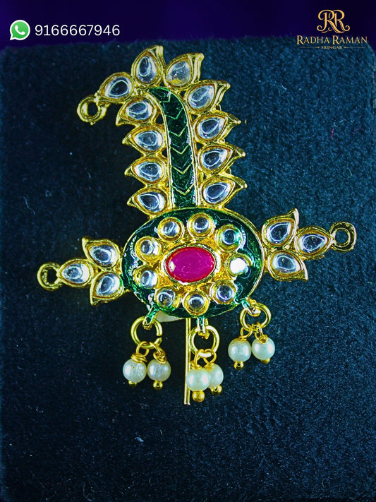 Shyam Vihangam Kundan Kalgi | Radha Raman Shringar