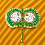 Nand Gau Pankha for Thakur Ji & Laddu Gopal | Handcrafted Deity Fan | Radha Raman Shringar