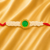 Premium Moti Kantheshwari – Elegant Pearl Shringar for Thakur Ji | 8.5 Cm Width | For big Size Deity