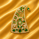 Premium AD Mukut – Royal American Diamond Crown for Thakur Ji | 5.5 cm Height