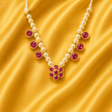 AD Gop Mala — Premium American Diamond Mala for Thakur Ji Shringar | 3 CM