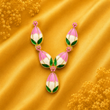 AD Kamal Mala — Premium Lotus Design Mala for Thakur Ji Shringar