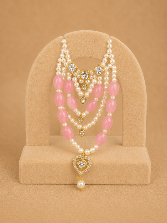 Multi-Layer Pearl Kanthi Mala (Color Variants Available)