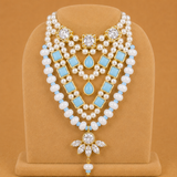 Divya Neelmani Multi-Layer Kanthi Haar | 7 CM | for Laddu Gopal Ji