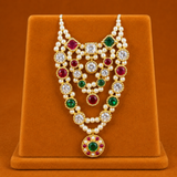 Laddu Gopal Ratna Pearl Heera Haar | 5.5cm | Traditional Shringar